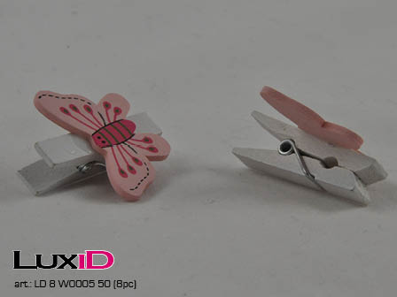 Butterfly 50 roos 3x3cm (8pc)